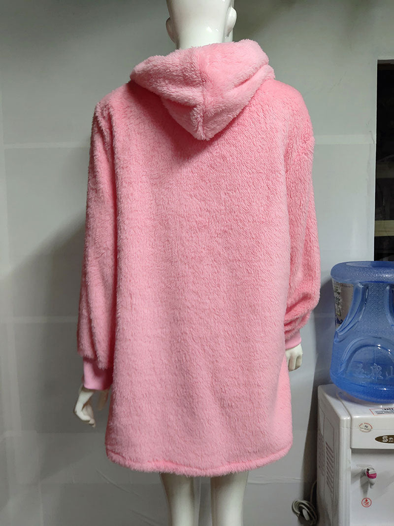 European And American Winter Plush Homewear Leisure Suit