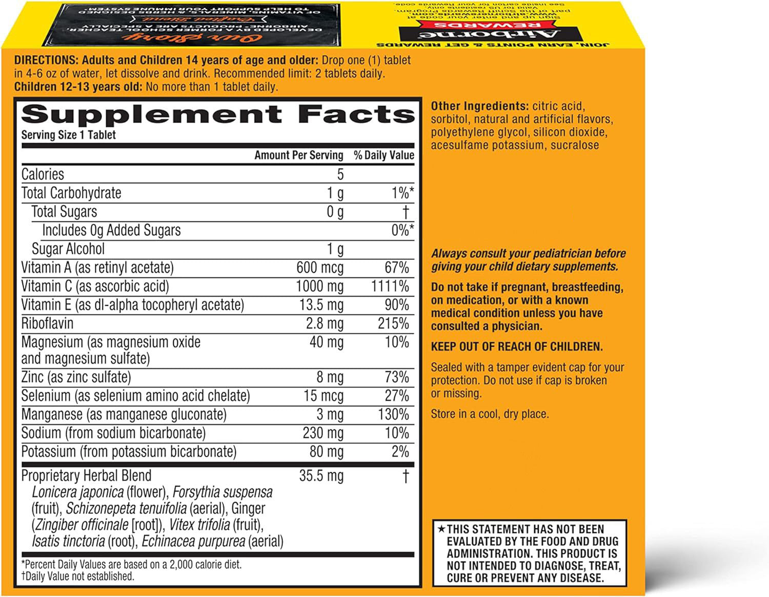 Vitamin C Effervescent Tablets